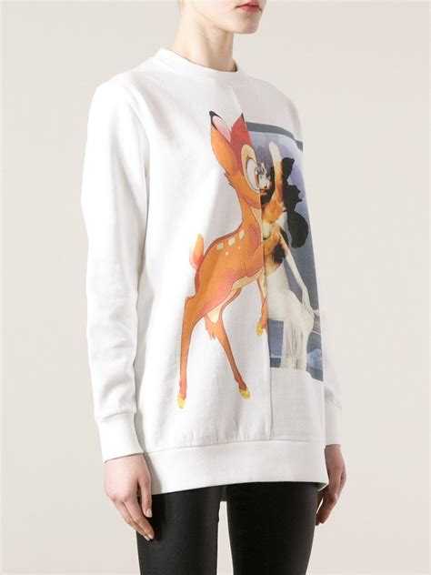 givenchy white bambi sweater|More.